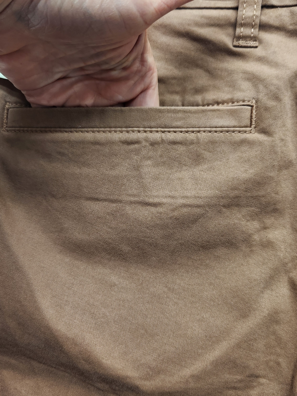⭐️NWT Dockers Mens Ultimate Short Supreme Flex Khaki Brown Stretch Casual 36 - Picture 8 of 15